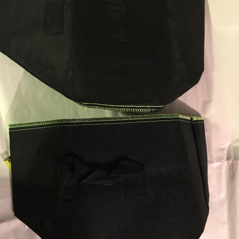 Black Grow Bags -set of two